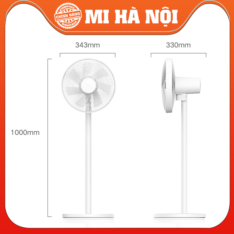 Quạt thông minh Mi Smart Standing Fan 2 Lite - Hàng Chính Hãng