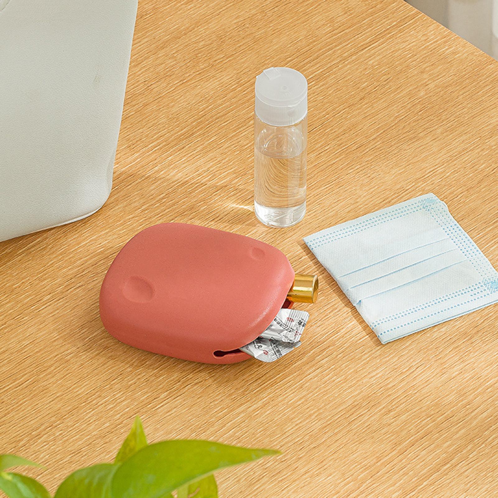 2 Pieces Portable Storage Box Case Wallet Bag container for Travel Money
