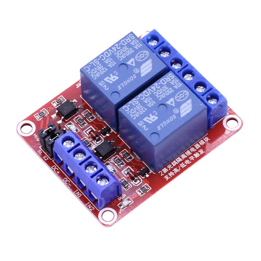 Module Relay 24VDC 1/2 Kênh High/Low