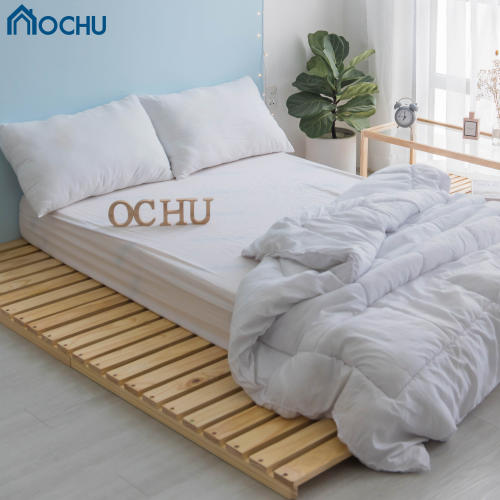 Giường Ngủ Pallet Gỗ Thông OCHU - Nancy Bed - Natural - 2m2*2m