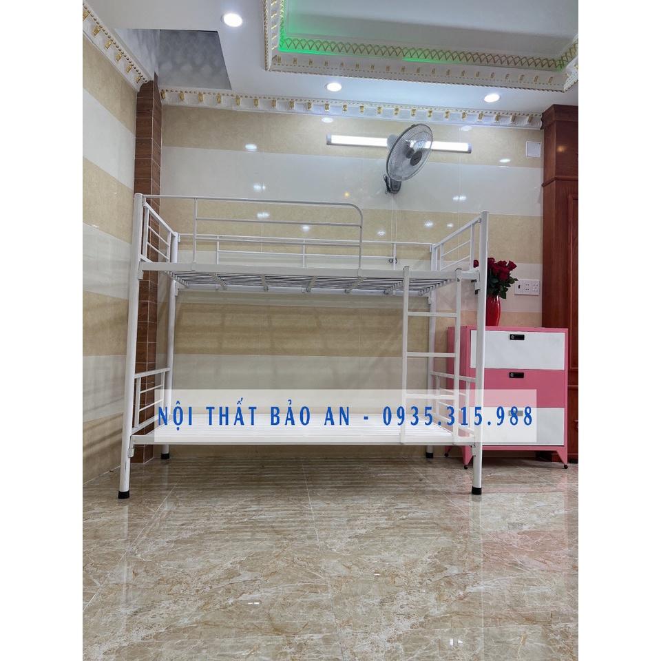 GIƯỜNG TẦNG NGỦ SẮT TRÒN GIÁ RẺ 1M2X2M