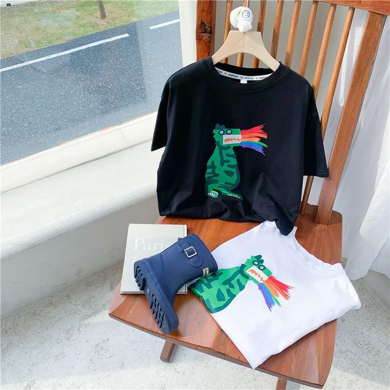 TA228 Áo cotton ngắn tay Khủng long CP X22299 cho bé từ 4-12 tuổi