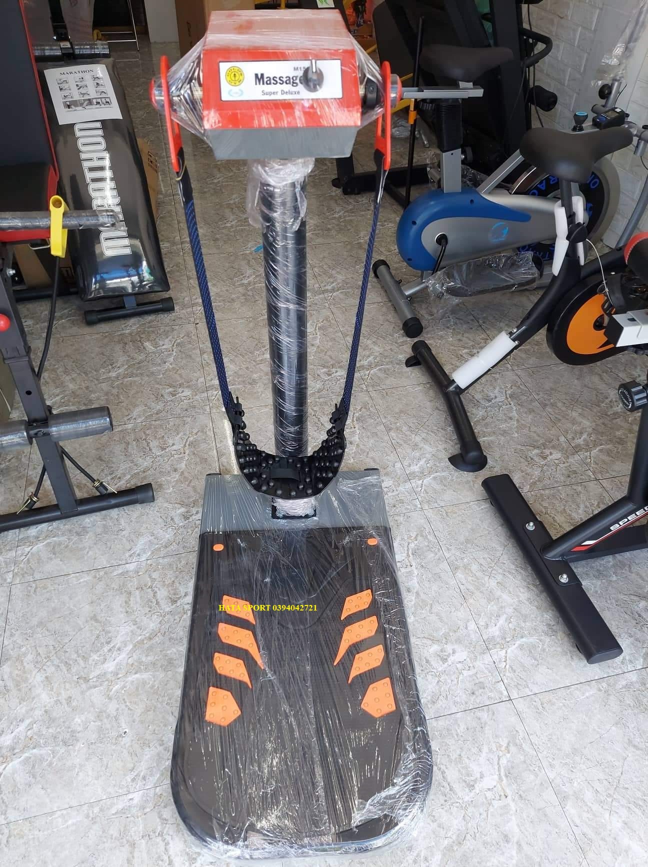 Máy rung giảm mỡ bụng đứng Pro động cơ mạnh chuyên dùng cho phòng tập và gia đình