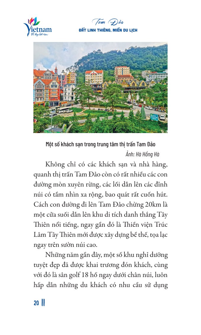 Tam Đảo đất thiêng miền du lịch - bản in 2024