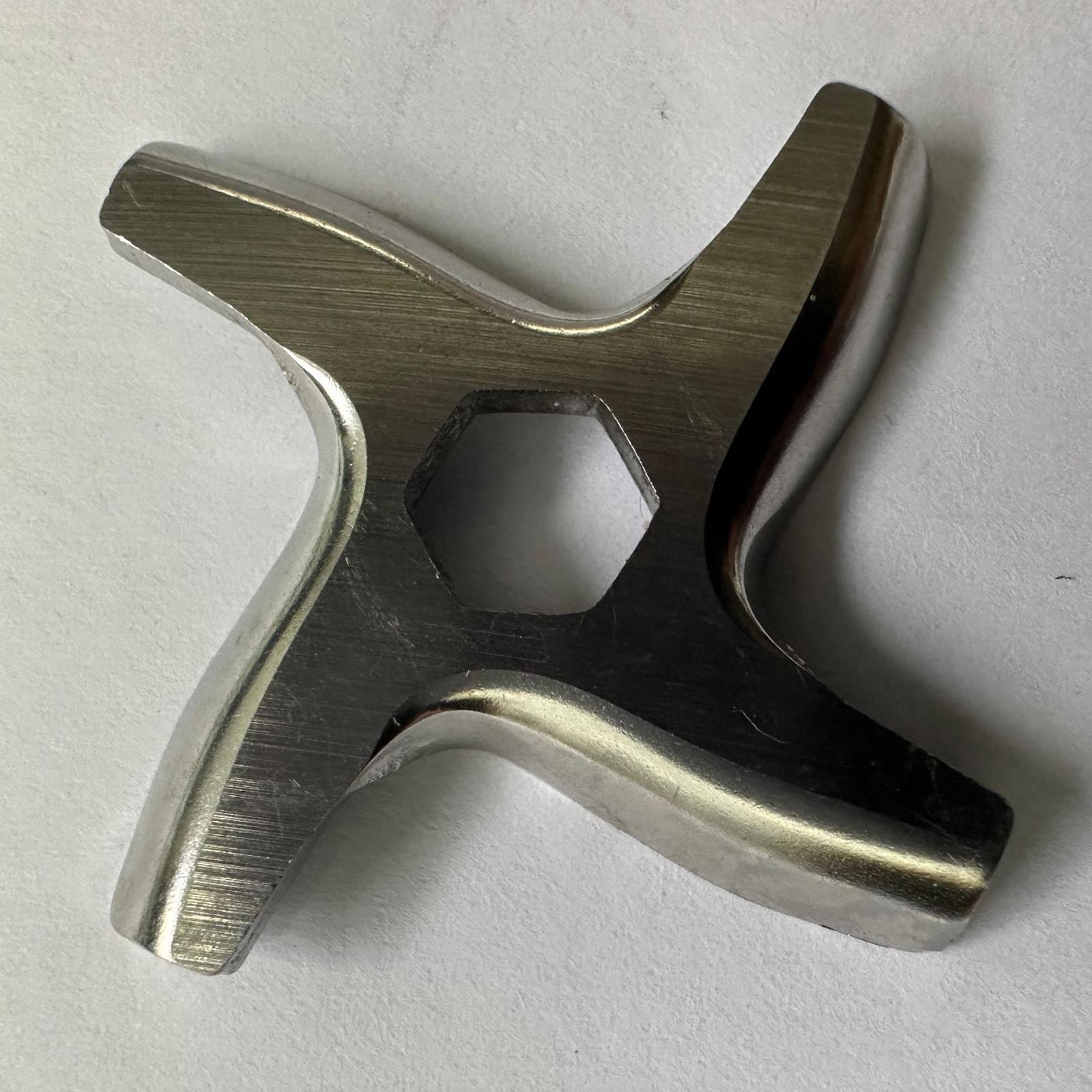 Food Meat Grinder Blade Cutter Easy to Install Duable Spare Part Stainless Steel for Mixers Grinding Electric or Manual Grinder Accessories