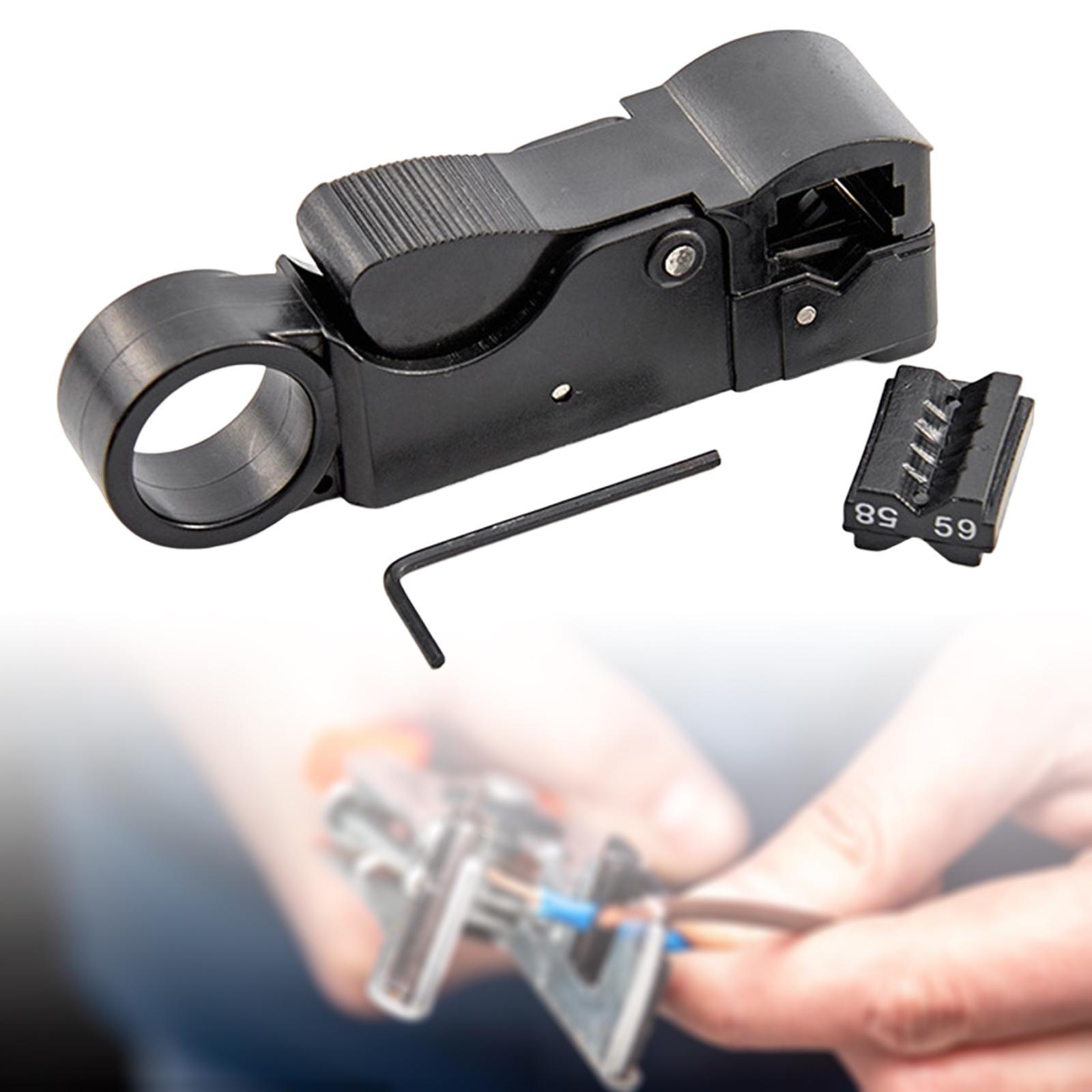 Multifunctional Coaxial Cable Stripper Stripping Plier Wire Stripper for RG3C RG4C