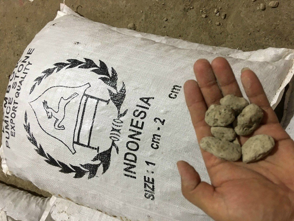 1Kg Đá Pumice Indonesia Full Size - Đá Phủ Mặt Sen Đá, Xương Rồng