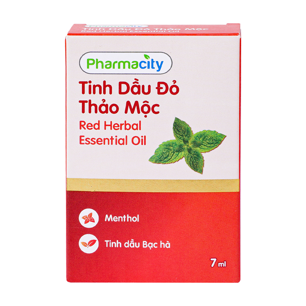 Tinh dầu đỏ thảo mộc Pharmacity (Chai 7ml)