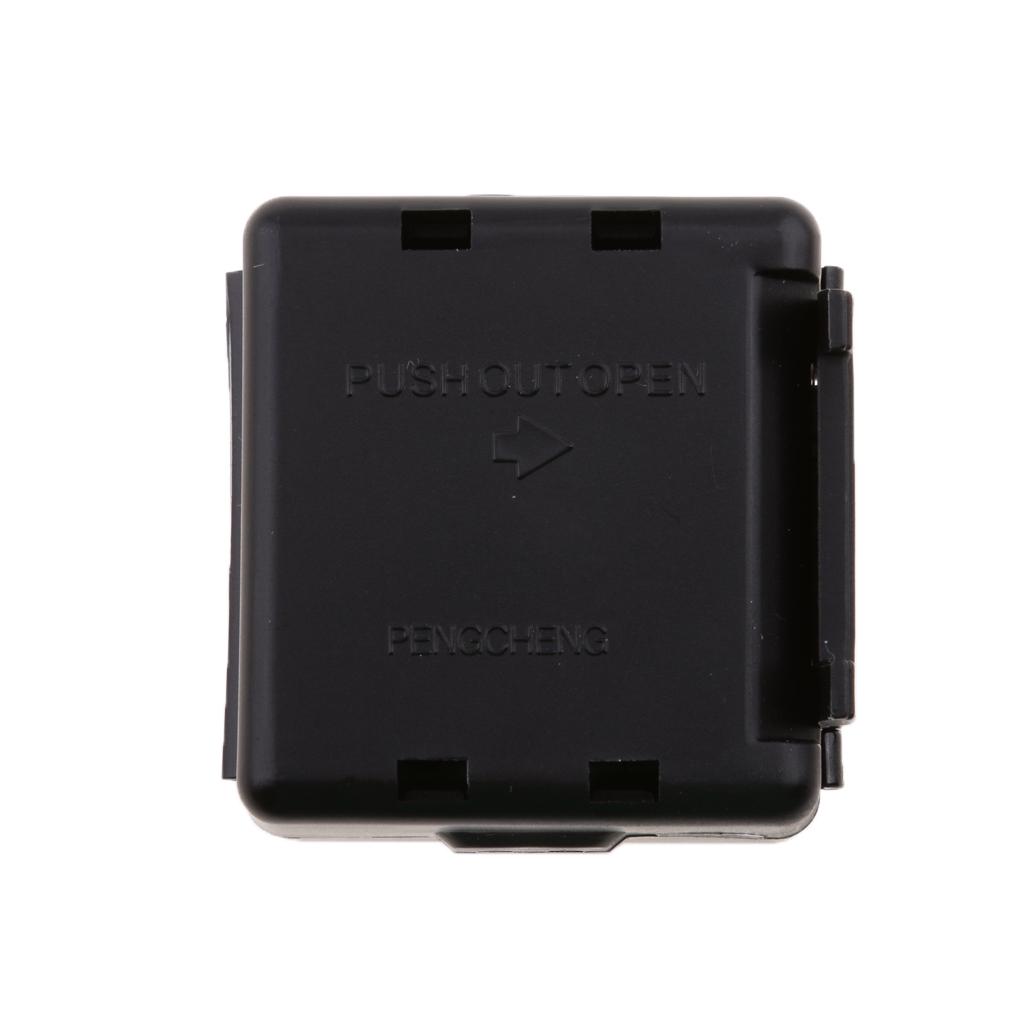 DC 12V Wireless Remote Control Switch Receiver Transmitter Kit 315MHz Single Key Black