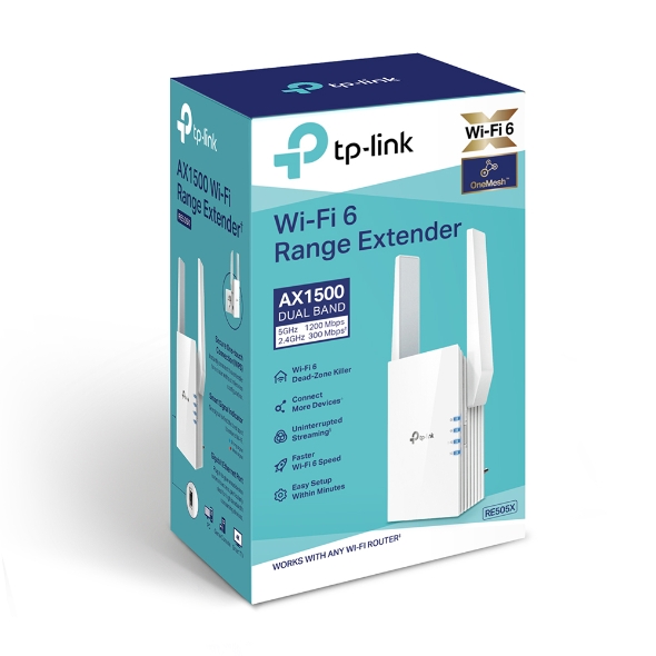 Hình ảnh Bộ Mở Rộng Sóng Wifi TP-Link RE505X Chuẩn AX1500 - Hàng Chính Hãng