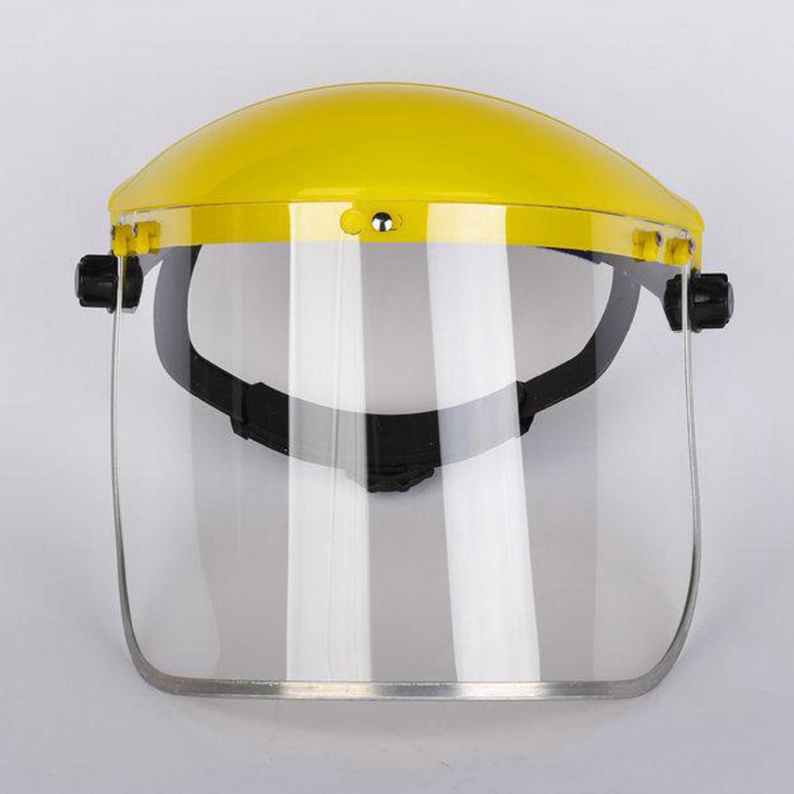 Anti Fog Full Face Shield Head-mounted Safety Anti-splash Clear Glasses Visor Safety Work Welding Grinding Helmet Cover