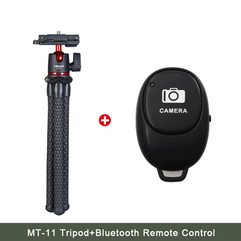 Ulanzi MT-11 Chân máy bạch tuộc linh hoạt Điện thoại thông minh DSLR SLR Vlog Chân máy du lịch Di động Chân máy 2 trong 1 Mở rộng cánh tay ma thuật vít 1/4 Màu sắc: Thêm Bluetooth