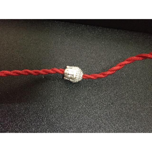 Vòng tay chỉ đỏ mix charm mặt phật