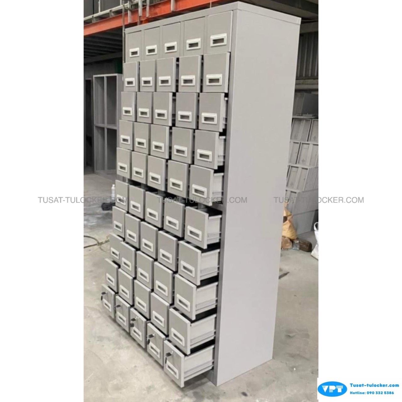 Tủ locker 50 ngăn kéo, tủ locker, tủ sắt locker, tủ sắt 50 cánh để điện thoại