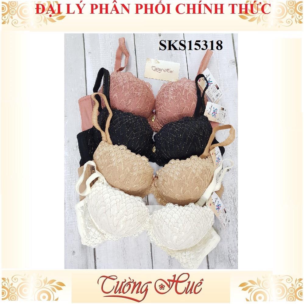Áo lót nữ Darlin SKS 15318 áo ngực mút dầy nâng ren.