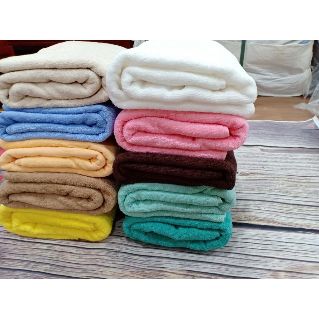 Khăn tắm xuất Nhật kt 70x140cm khăn bông chất cotton 100% hàng xuất dư, không phai màu, không xù lông, thấm hút cực tốt