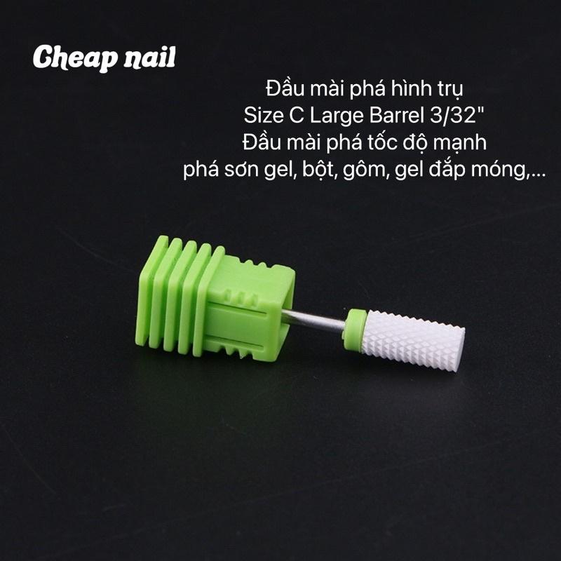 Đầu mài sứ nail mài khoé phá móng mịn móng -beeshi shop nail