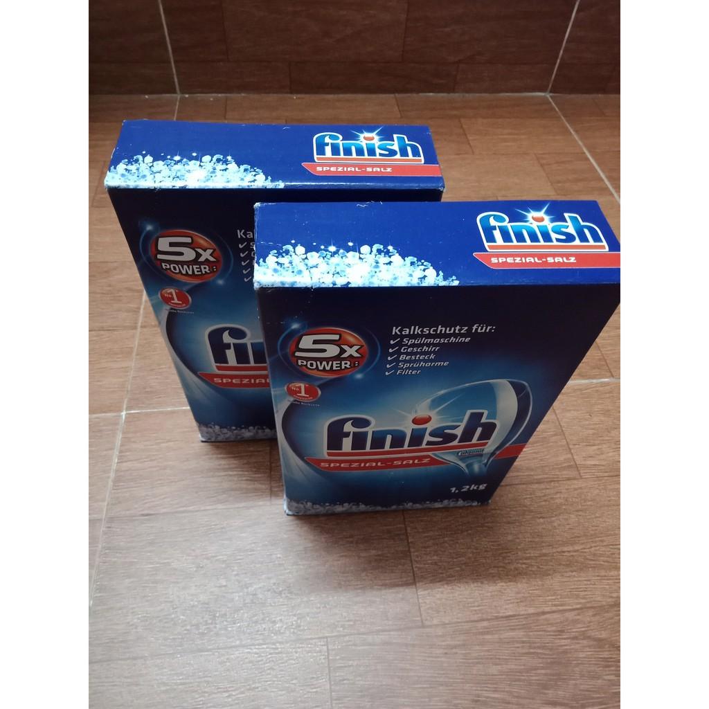 2 hộp muối rửa bát Finish