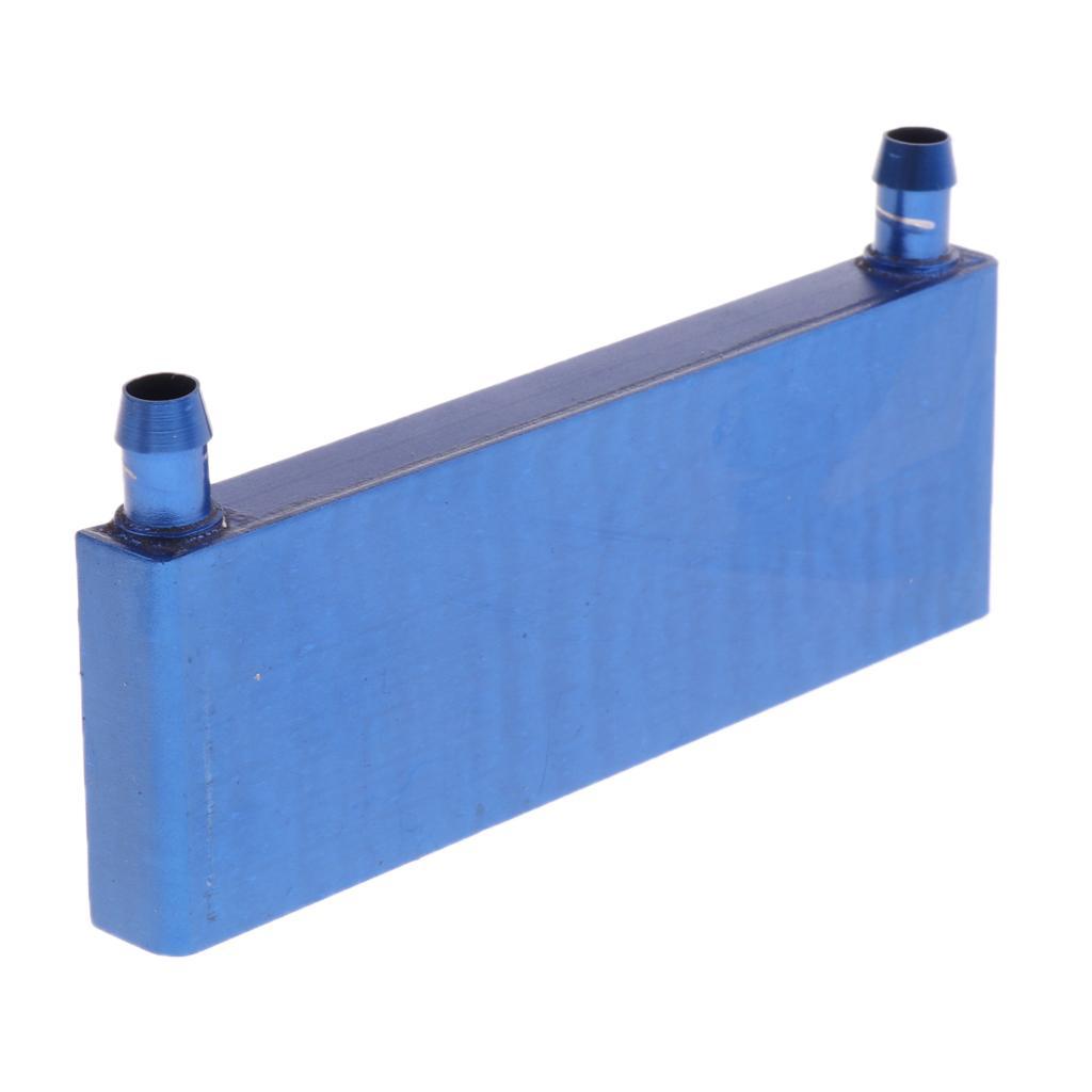 Aluminum Water Cooling Block 40x120mm Liquid Water Cooler System for CPU Graphics Radiator Heat Sink T40120C