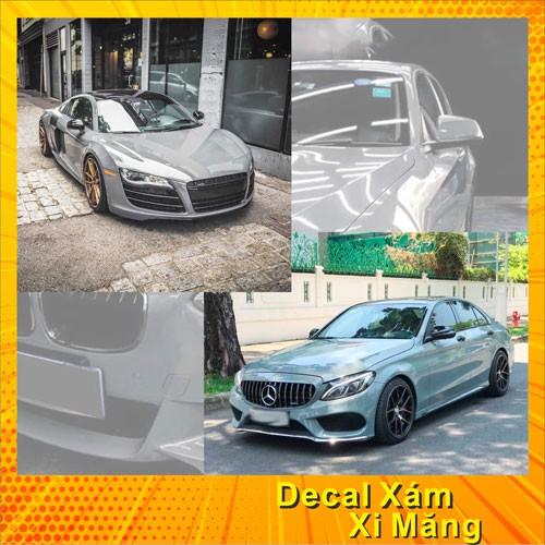 Decal màu xi măng dán xe cao cấp