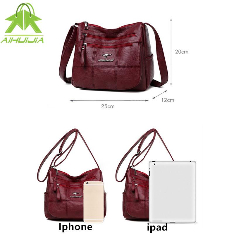 Năm 2021 Thời Trang Sang Trọng Thiết Kế Túi Đeo Chéo Da Pu Mềm Sứ Giả Túi Xách Cho Nữ Dây Kéo Mini Retro Người Phụ Nữ Túi Xách Nữ Túi