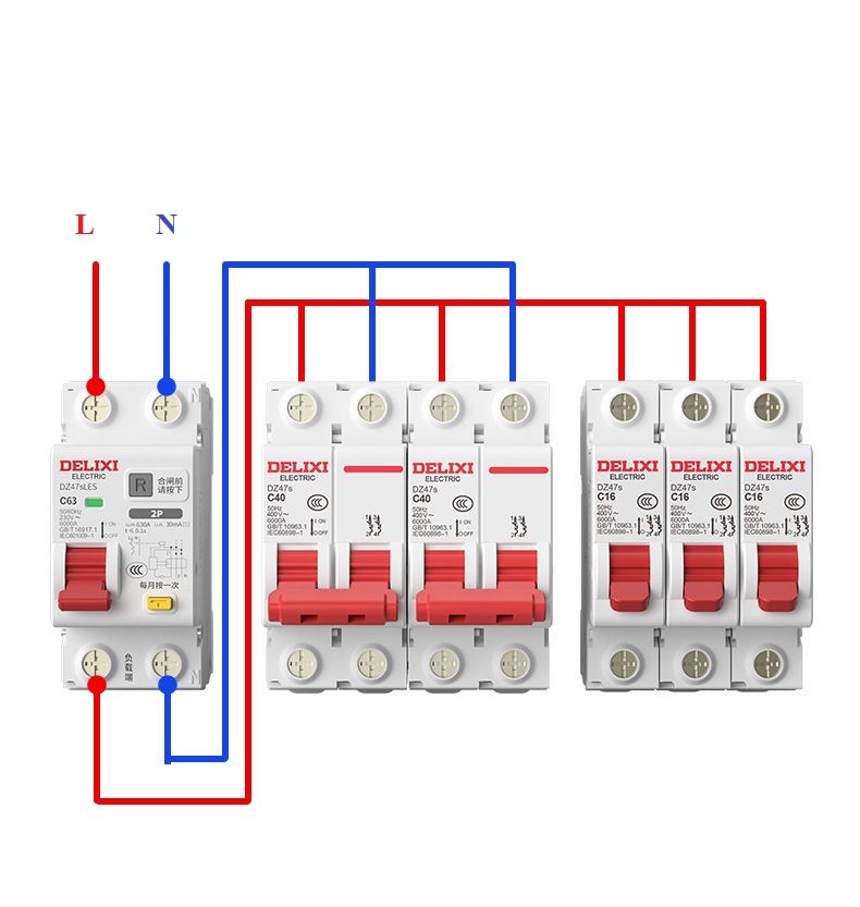 Aptomat Chống rò chống giật chống quá tải RCBO