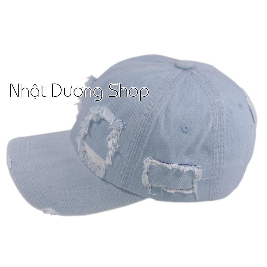 Nón kết Jeans thời trang CAO CẤP 2021 chất liệu vải Jeans thấm hút thiết kế tinh tế và sành điệu