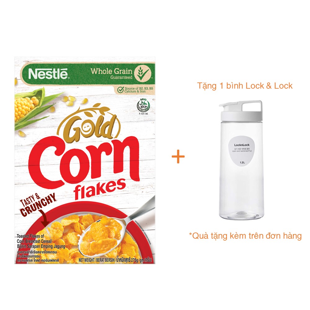 Ngũ cốc ăn sáng Cornflakes (Hộp 275g) - [Tặng 1 bình Lock &amp; Lock]