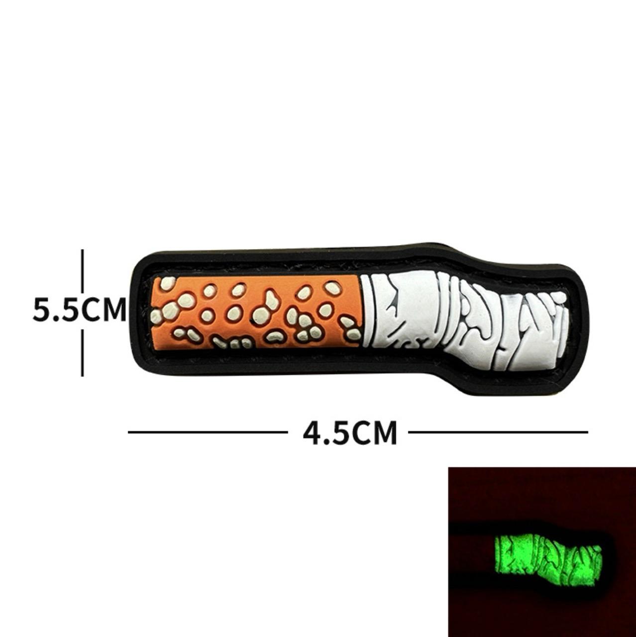 Patch_velcro cao su PVC phát sáng dán ba lô_quần áo
