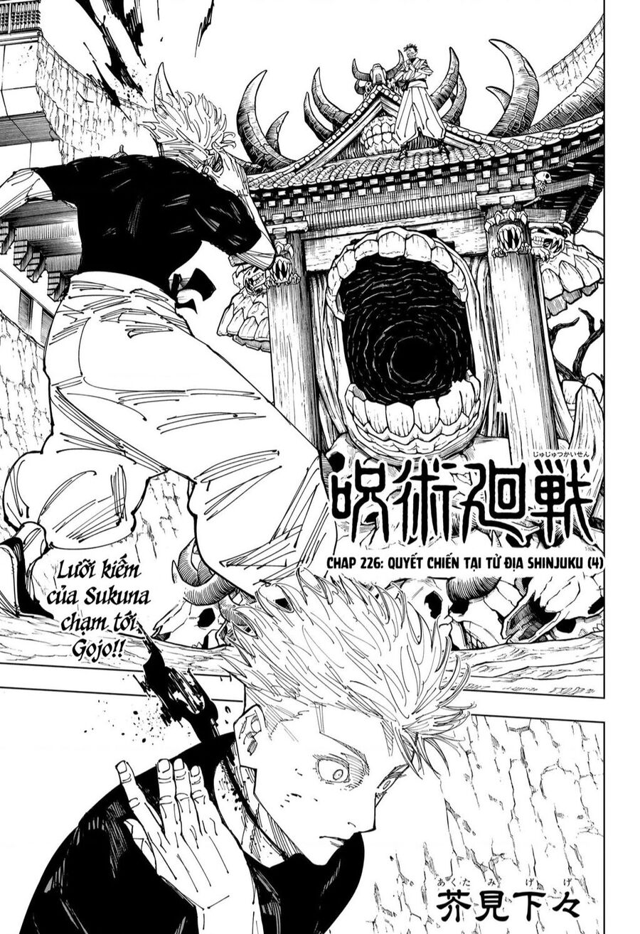 jujutsu kaisen - chú thuật hồi chiến chapter 226 2