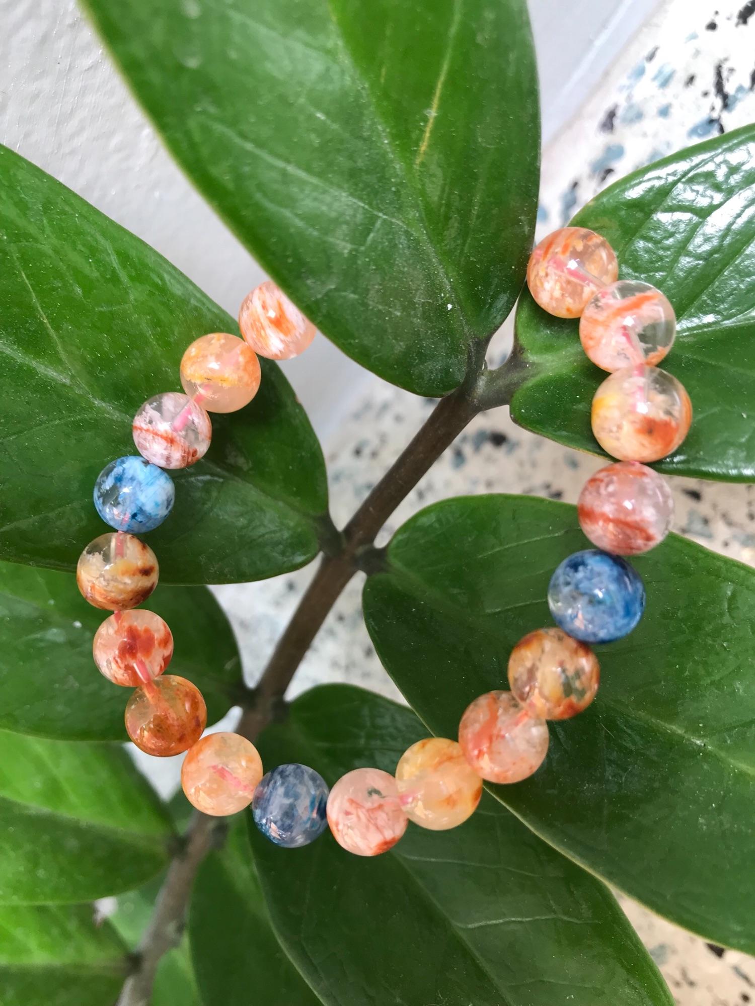 VÒNG ĐẸP THẠCH ANH TUYẾT MÀU SANG ĐÁ VIP 9mm ĐÁ THIÊN NHIÊN