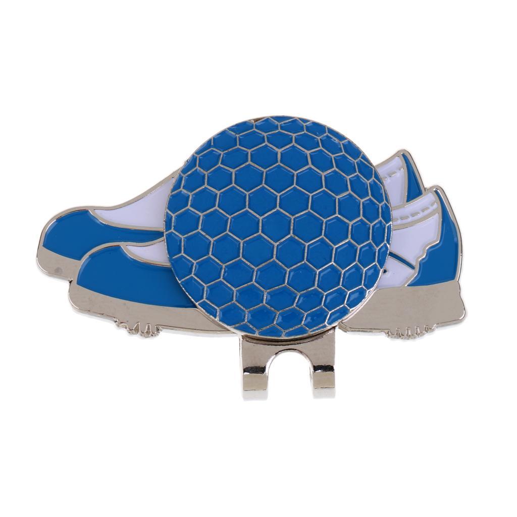 3x Shoe Design Golf Hat Clip with Ball Marker Golfer Gift NEW