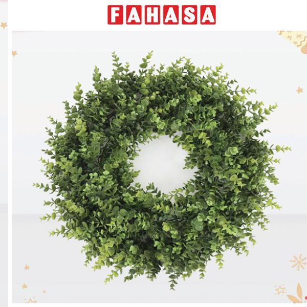 Vòng Hoa Lá PE - Trang Trí Noel 60 cm - Chaang Chiia LP-W-NY