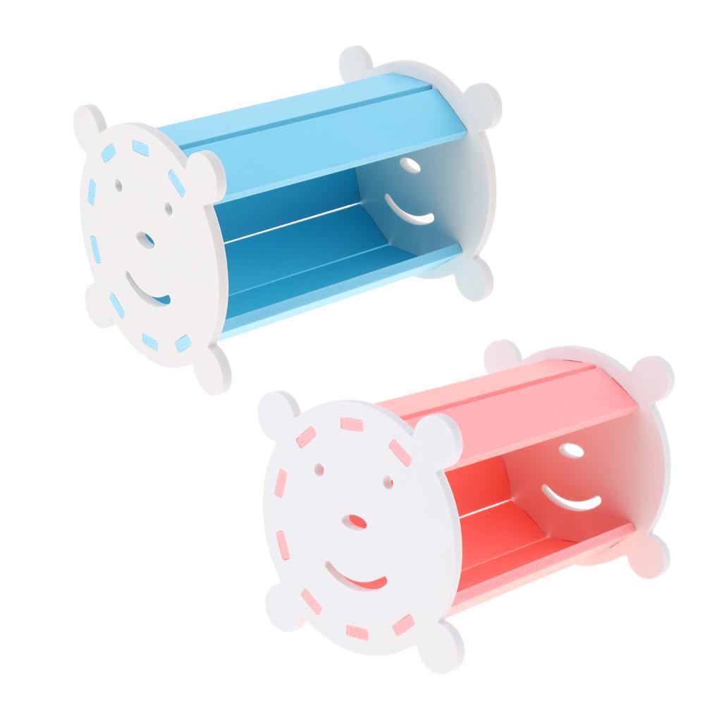 Small Animals Hamster Gerbil Colorful Tunnel House Nest Rest Bedroom
