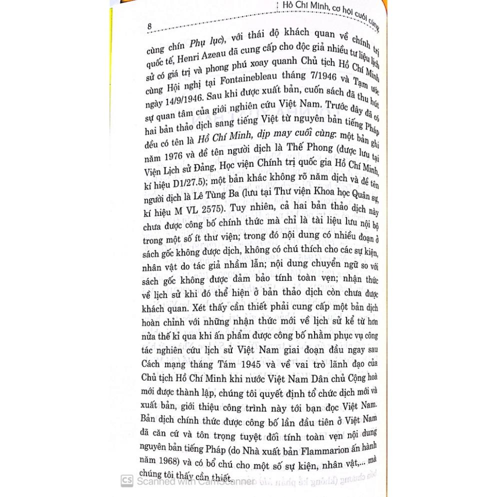 Sách - Hồ Chí Minh Cơ Hội Cuối Cùng Hội Nghị Việt - Pháp Tại Fontainebleau, tháng 7 năm 1946