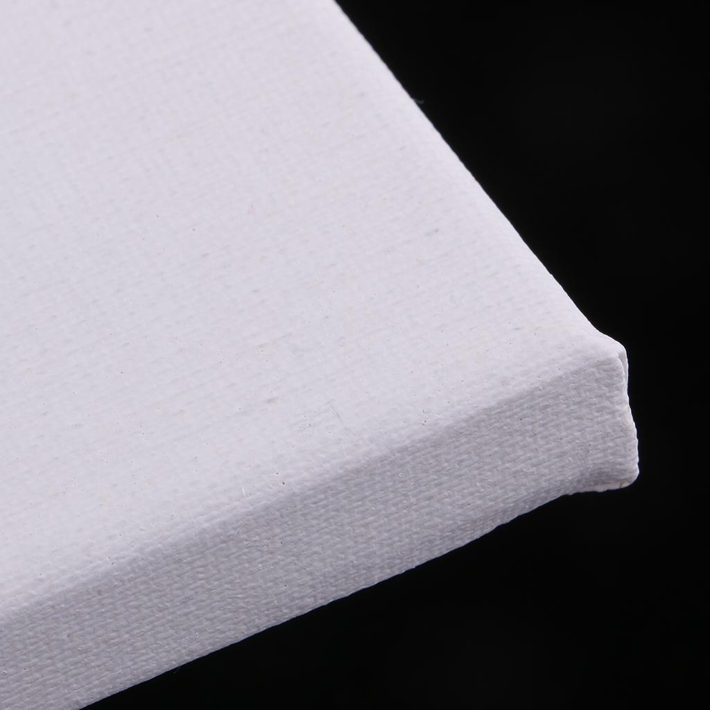 Blank White Canvas Board Wooden Frame For Oil Acrylic Painting