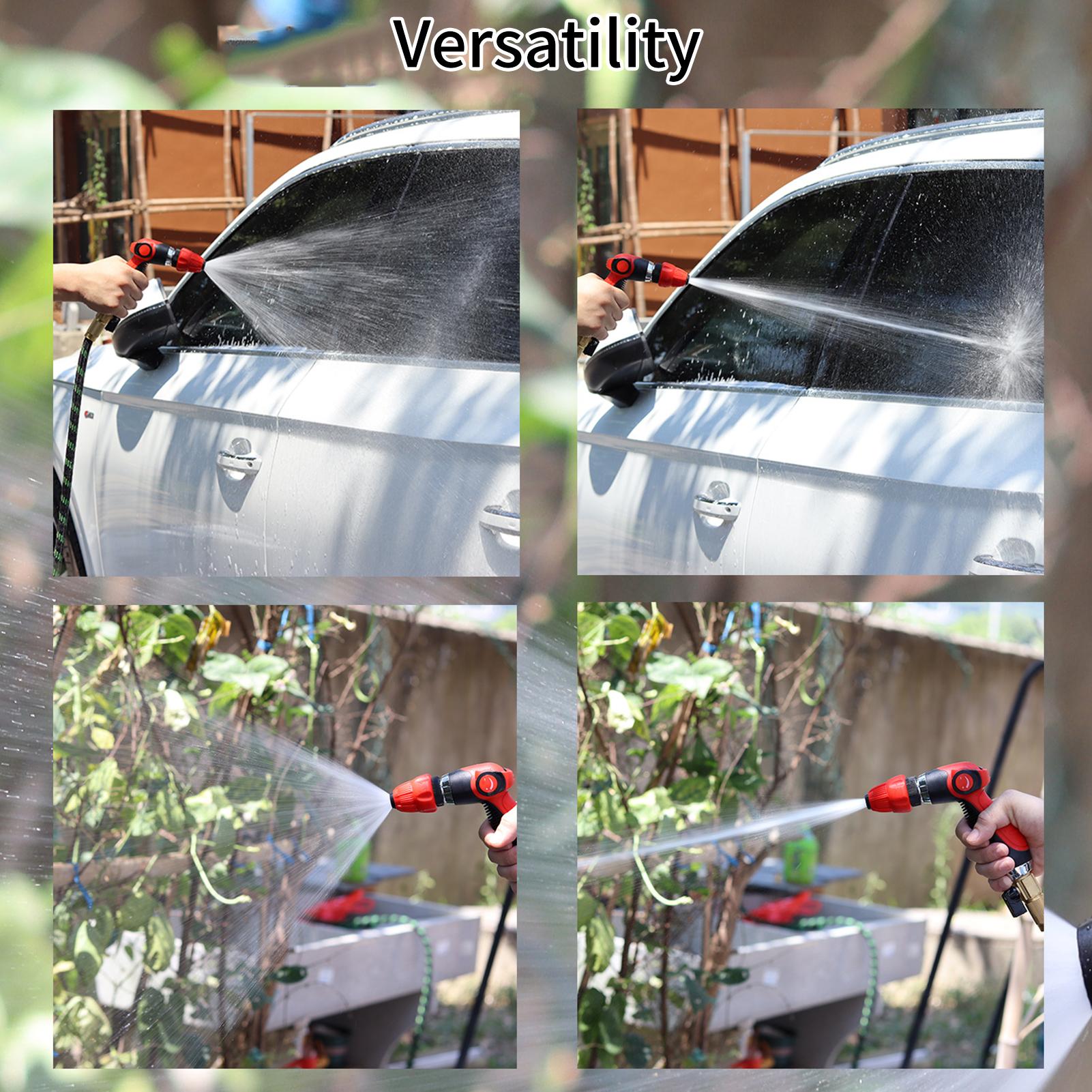 Car Wash Foam Gun with 1L White Bottle Spray Nozzle Connector Foam Sprayer for Home, Garden, Car Washing