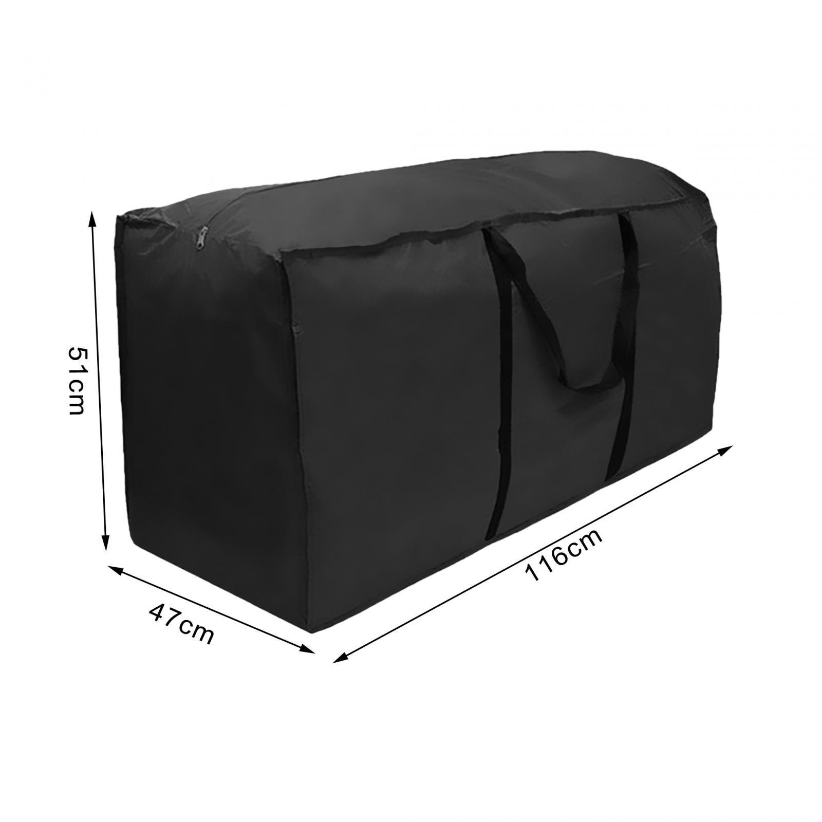 Christmas Tree Storage Bag with Carry Handle Organizer Reusable Cushion Storage Bag Practical Zippered Bag for Pillow