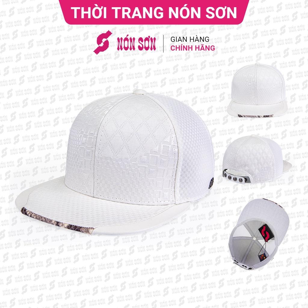 Mũ snapback hiphop nam nữ NÓN SƠN chính hãng MC210Đ-TR1