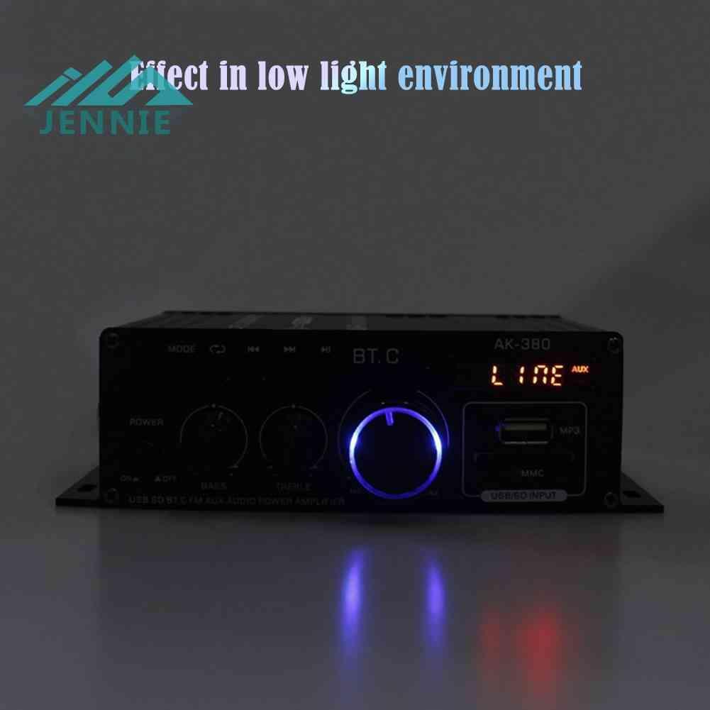 Bộ Khuếch Đại Âm Thanh Kỹ Thuật Số Kết Nối Bluetooth AK380 40W + 40W