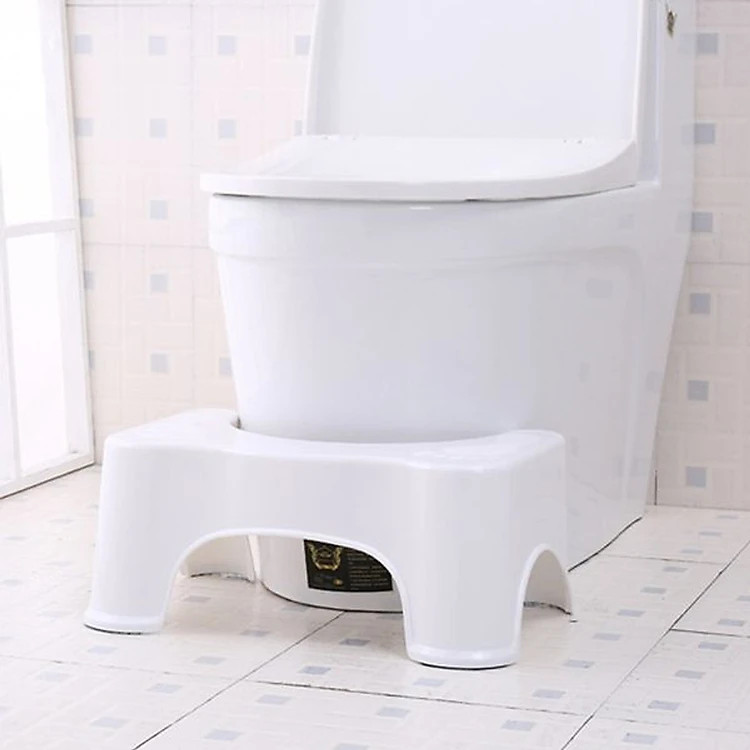 Ghế kê chân toilet, bồn cầu chống táo bón Việt Nhật, ghế kê chân đi vệ sinh cho bé siêu bền tiện dụng tặng kèm khăn lau pakasa - Hàng Việt Nam