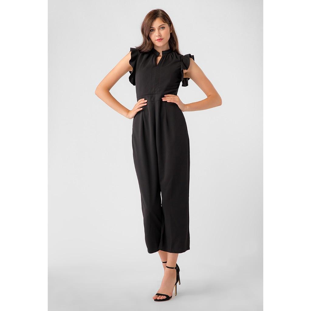 Lova Dova - Jumpsuit Dài Tay Bèo Cổ V 18O08C005