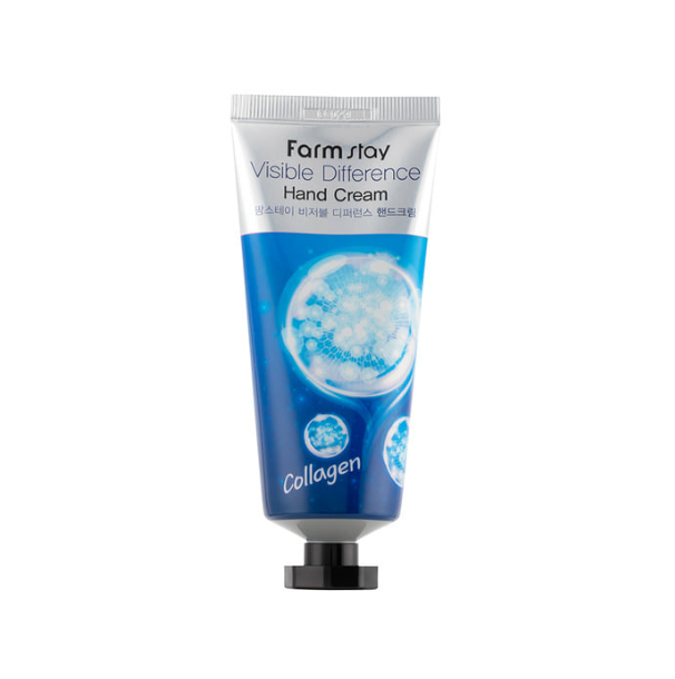 Kem Dưỡng Da Tay Collagen _ Farmstay Visible Difference Hand Cream Collagen