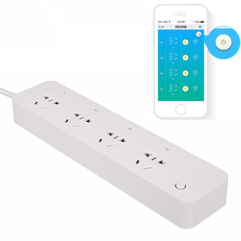 Ổ cắm điện từ xa 4 cổng BROADLINK MP1