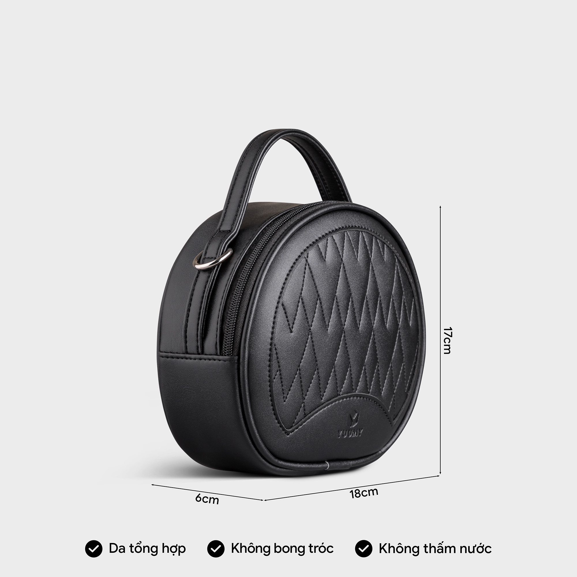 Túi Yuumy ( Thời trang nữ dạo phố size 18 - Túi đeo chéo da Seasand YN164 )