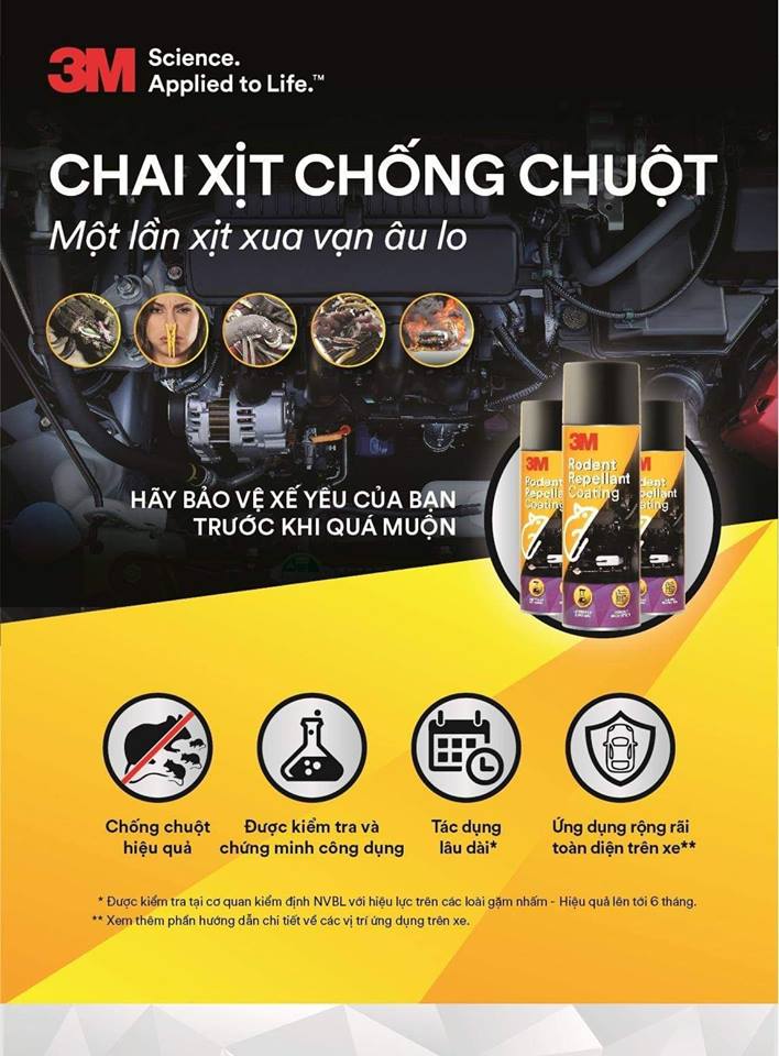 Bình xịt chống chuột 3M