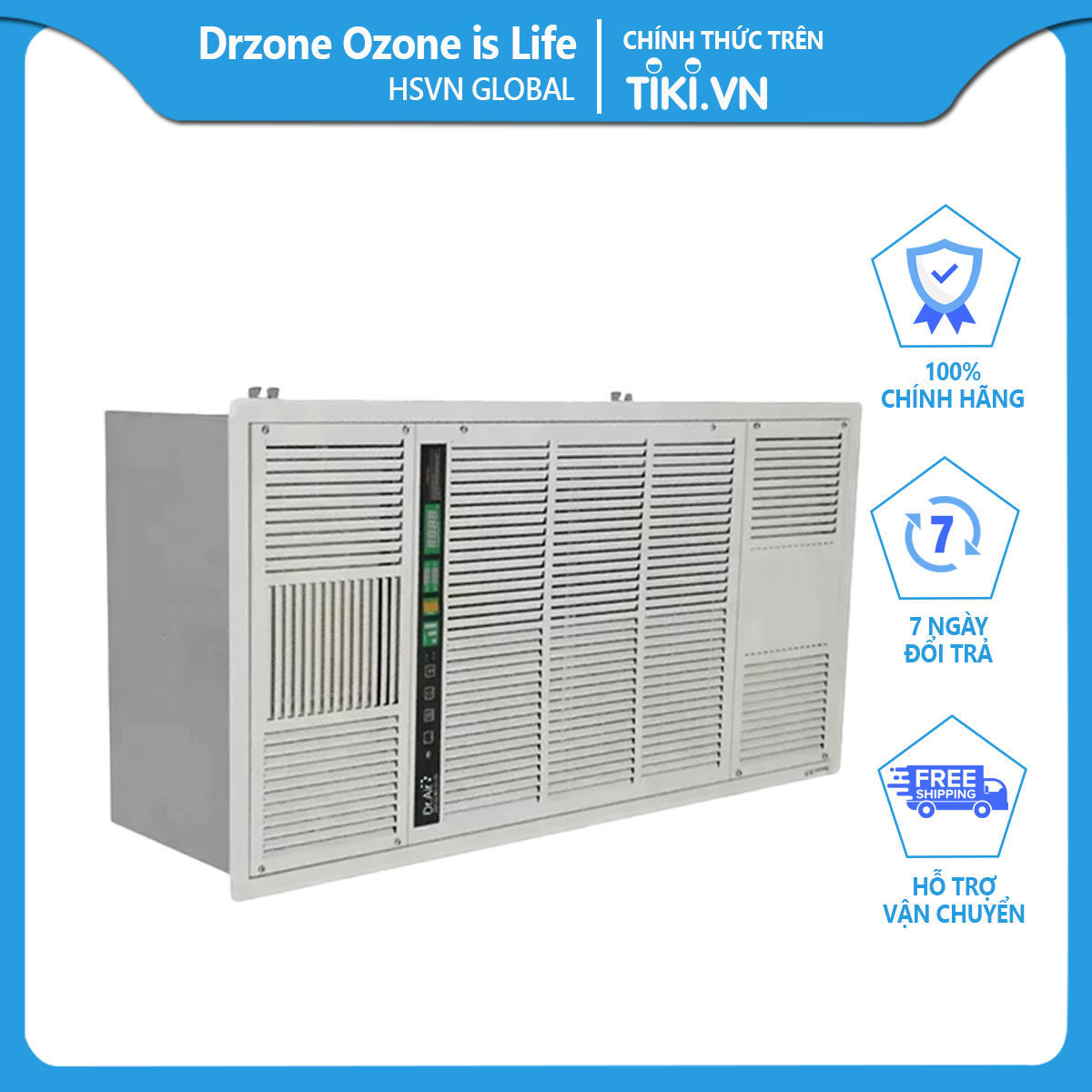 Máy lọc không khí tuần hoàn âm trần Drzone Ozone is Life Double Clean 2200- Hàng chính hãng