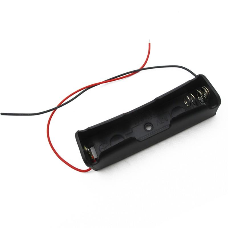 1Pc 4/3/2/1x Giá đỡ pin bằng nhựa bền 18650 4 Kích thước Hộp đựng pin 18650 di động Vỏ dây Hỗ trợ pin 3.7V Bán buôn Màu sắc: Hộp 1x 18650