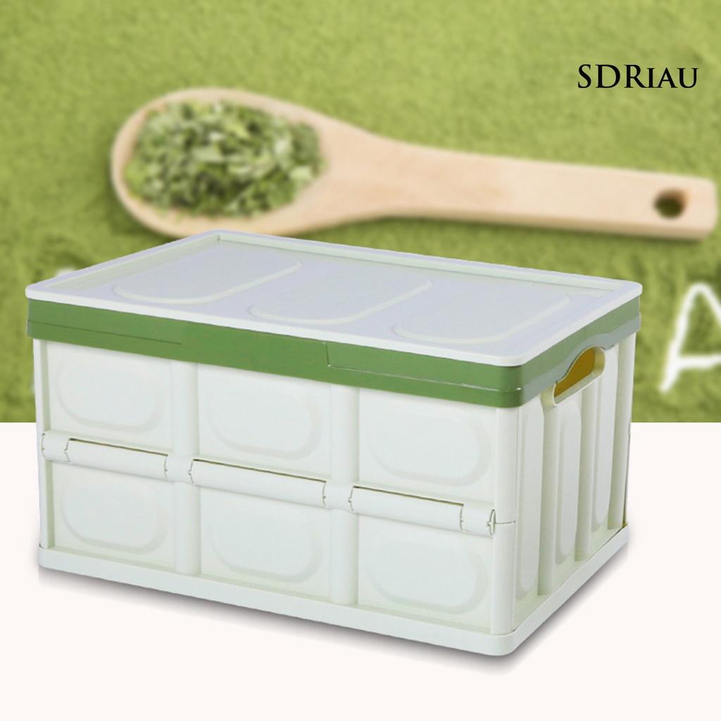 Hộp Đựng Đồ Có Nắp Đậy Sức Chứa Lớn Tiện Dụng Cho Xe Hơi / Xe Tải / Cắm Trại