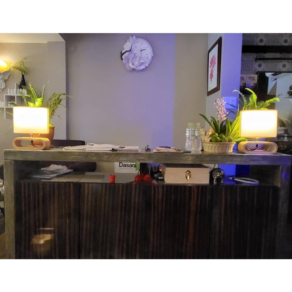 Đèn ngủ gỗ Decor trang trí nội thất BESTHOME nhẹ nhàng, tinh tế - Tặng kèm bóng LED chuyên dụng